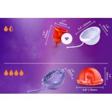 Conjunto menstrual comfyflow. 5 PCs e unidades multi-usam do caso