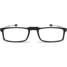Folding Kokobin Reading Glasögon med blått ljusfilter svart +1,5 resebevis