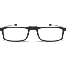 Folding Kokobin Reading Glasögon med blått ljusfilter svart +1,5 resebevis