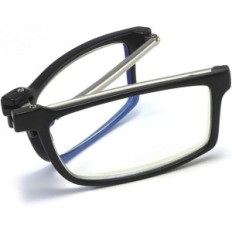 Sklopite naočale za čitanje Kokobina s Black Light Filter Black +1,5 Putni slučaj