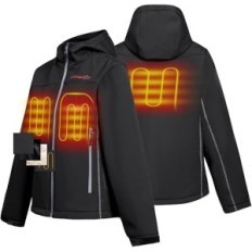 Chaqueta con calefacción impermeable y a prueba de viento Conqueque XL para trabajar y todos los días