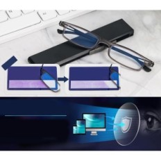 Očala za branje Kokobin Gray 1D TR90 z UV filtrom in modro svetlobo