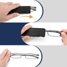 Očala za branje Kokobin Gray 1D TR90 z UV filtrom in modro svetlobo