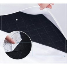 Koristi taańce sanjajući zavjese ples bijeli akustični 132x240cm 2 kom