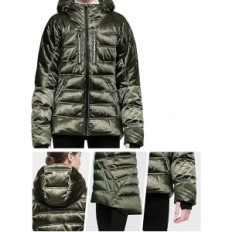 Jacket Lady Quilted Down Hooded Orolay Short Glossy L