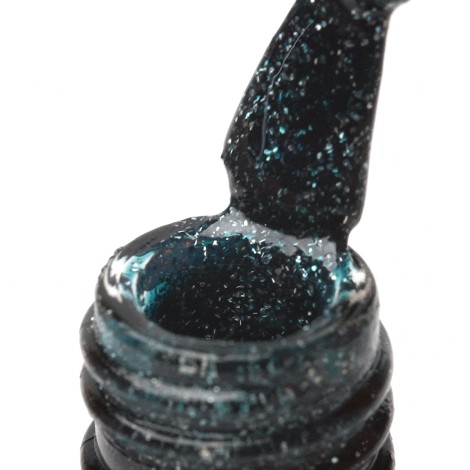OCHO NAILS Hibridni lak za nohte z bleščicami G16 - 5 g — povečava površine