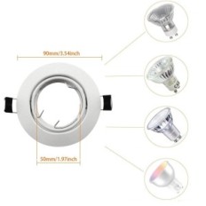 LED AllesGute Gu10 Faróis de entrada 30 PCs. Para branco fosco embutido