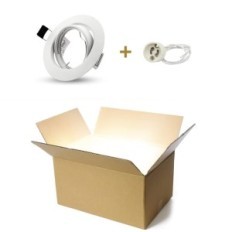 LED AllesGute Gu10 Faróis de entrada 30 PCs. Para branco fosco embutido