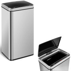 Automatische niet-contact afvalmand met bewegingssensorbereik 20 cm 70 l