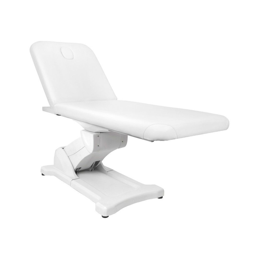 Table de massage électrique Azzurro 808 2 pot. Blanche — vue latérale