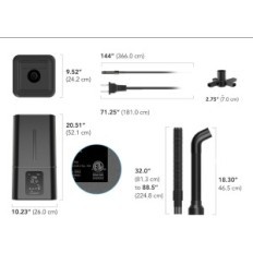 Umidificador Aéreo 15L com Infinito AC-CFT7 preciso