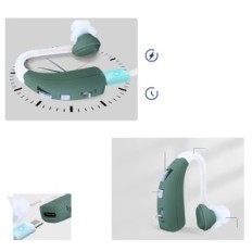 Casques numériques chargés pour les personnes âgées Brizgo VHP-1301 40H Orange