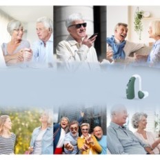 Digital headphones loadable for older people Britzgo VHP-1301 40h orange