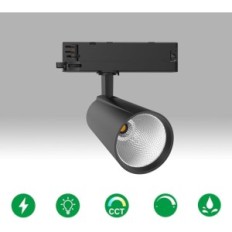 Reflektor szynowy LED 30W 3-fazowy 4000K biały neutralny czarny