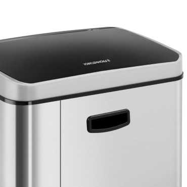 Cesta de lixo não contato automático com faixa de sensor de movimento 20 cm 70 l