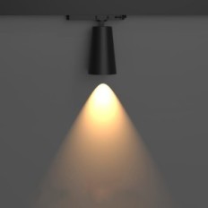 Reflektor szynowy LED 30W 3-fazowy 4000K biały neutralny czarny