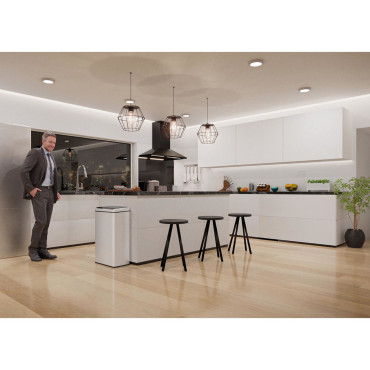 Cesta de lixo não contato automático com faixa de sensor de movimento 20 cm 70 l