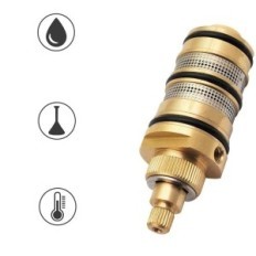 Soupape de mélange en laiton usagé pour la douche thermostatique AFUDER