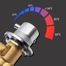 Gebruikte Messing Mengklep voor thermostatische douche Afdel