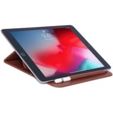 Brukt iPad 10.5 lærveske med et brunt dekodet håndtak