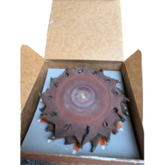 Damaged double rotary disc for removing Rust Glue TERCOO