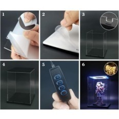 Brugte 32x25x40 cm 32x25cc 32x28cm på modeller 1:18 Akryl-uafhængig