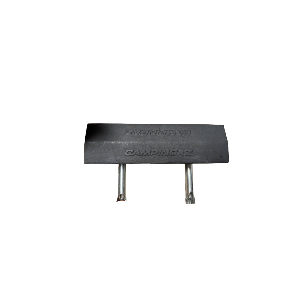 Queimador de ferro fundido usado. Parte original de Campingaz 2 Deluxe Bricoshopping