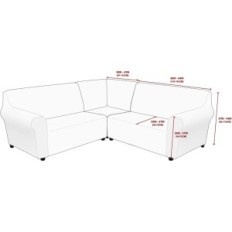 Used Cover on corner L 5-bed Non-slip Mingpinhuius