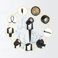 Tentoonstelling LED Tuinverlichting 28m 8x2W IP65 Svater IL-SD-2227M8T