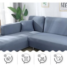 Copertura usata per angolo L 2 + 3 sistema operativo. Per lavare Jaotto grigio-blu