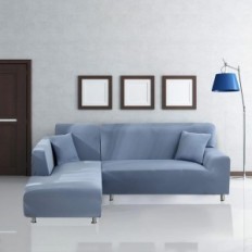 Used Cover for Corner L 2 + 3 OS. for washing gray-blue JAOTTO