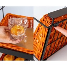 Panier en osier pour le pain fruit et légumes pour la cuisine 3-horizontal odoxie