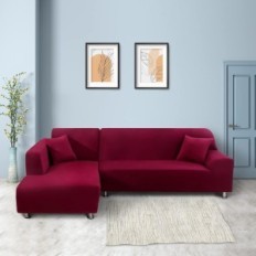 Incomplete cover for the L. Lydevo 3 + 4os corner sofa. red wine