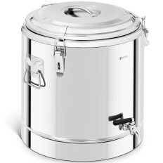 Catering Thermos med stall for transport av ståldrikker 35L