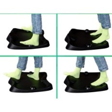 Ergonomic mat for a desk standing with a massage of Largeleaf antivifree feet