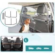 Malha de carro para cão pata de pata anti-cięciekowa 142 cm divisor de tronco