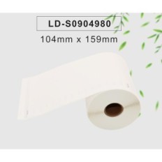 DYMO 104x159mm MOLABEL PRINTER Etiketter S0904980 8 Självhäftande rullar