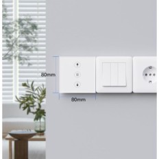 Roller Switch ALVEVOIO CS02 Wi-Fi Procent časovače hlasové ovládání Alexa / Google Home