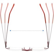 Lasīšanas brilles Kokobin sprauslas Pocket + 3.0d Red 1 gab.