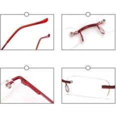 Läsa glasögon Kokobin munstycksficka + 3,0D Red 1 PC.