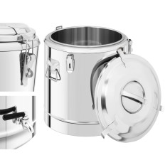 Thermos catering com uma mistura para transporte de aço 40l