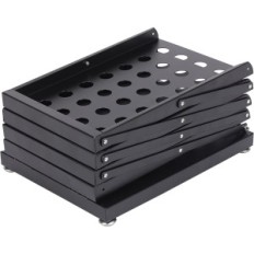 Stand per cataloghi pieghevoli Wetiung 4 tasche con borsa nera