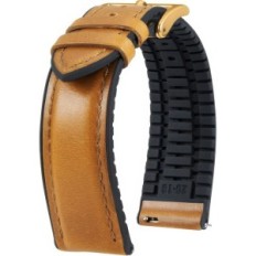 Skatīties ādas siksna 18-16mm Unisex Binlun Oiled Fast aizdare