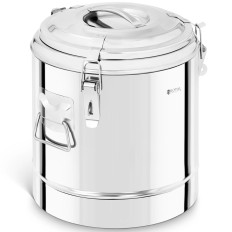 Catering thermos for transporting steel food 12l