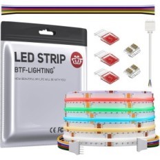 LED BTF-razsvetljava FCOB RGBCCT 5M 960 LED / M DC24V IP30 Multicolor