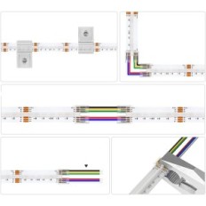 LED BTF-rasvjeta FCOB RGBCCT 5M 960 LED / M DC24V IP30 Višebojni