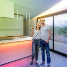 LED BTF-valaistus FCOB RGBCCT 5m 960 LED / M DC24V IP30 Multicolor