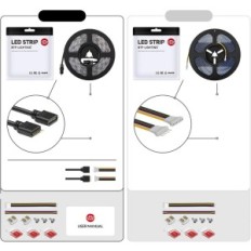 LED BTF-Lighting FCOB RGBCCT 5M 960 LED / M DC24V IP30 Πολύχρωμο
