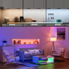 LED BTF-Beleuchtung FCOB RGBCCT 5M 960 LED / M DC24V IP30 Multicolor