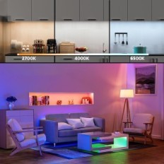 LED BTF-Lighting FCOB RGBCCCT 5m 960 LED / M DC24V IP30 Vícebarevná